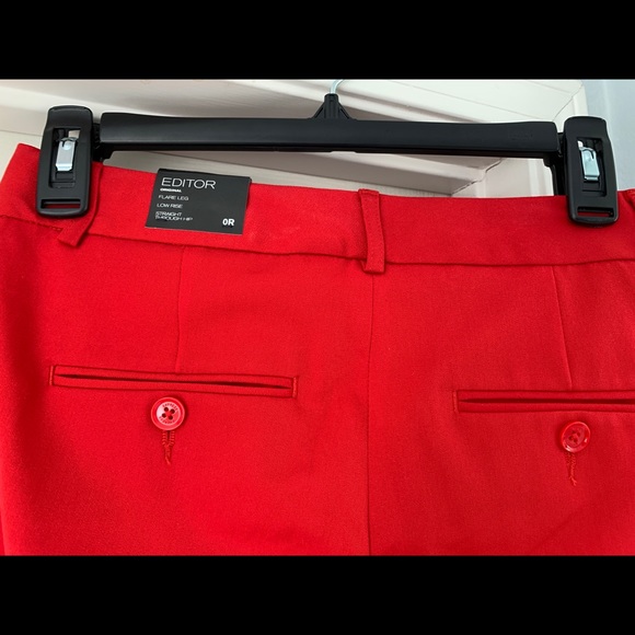 Red Express Editor Pants - Picture 4 of 8